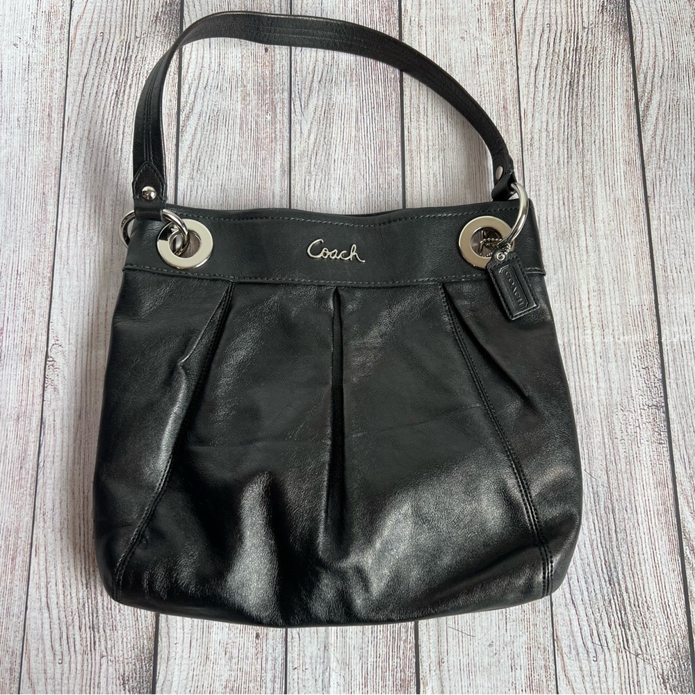 COACH Vintage Black Ashley Purse Bag